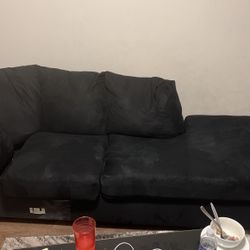 2 Black Sofa Bought In May 2023  In Good Conditions 
