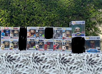 Marvel Funko Pop Lot Spider-man, Captain America, Iron Man