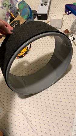 Yoga wheel. Brand new. Hardly use.