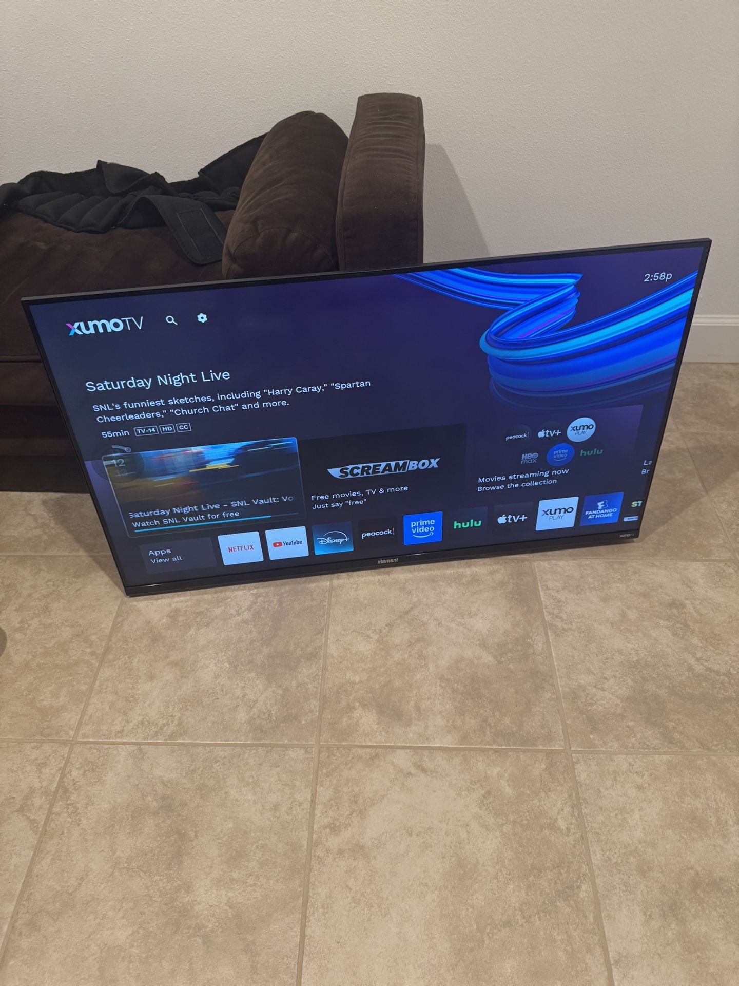 Brand New 43” Smart Tv With Remote!