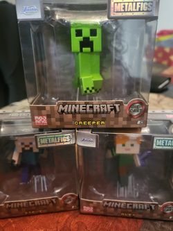 Minecraft Metal Figures