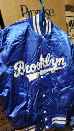 Brooklyn Satin Baseball Jacket
