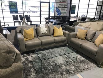 Ashley sofa and loveseat new