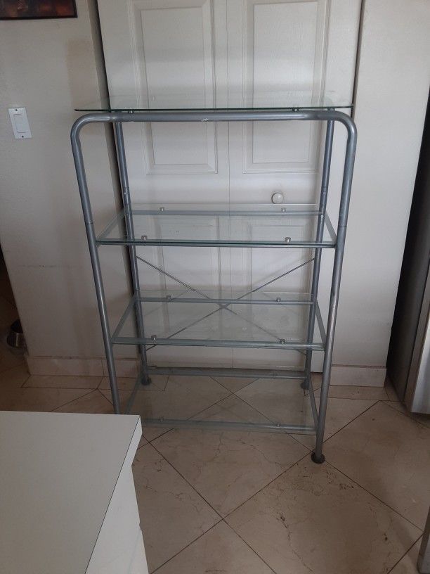 4 Shelve Tepered Glass