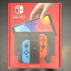 Nintendo Nintendo Switch OLED Model W/ Neon Blue & Neon Red Joy-Con