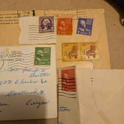 ANTIQUES POST STAMP OLD