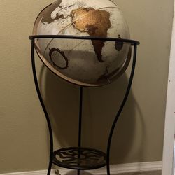 Replogle Standing Floor Globe With Small Shelf