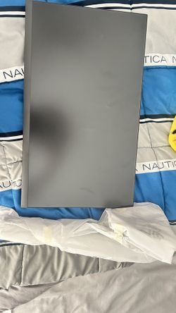 flat panel monitor with stand and cords