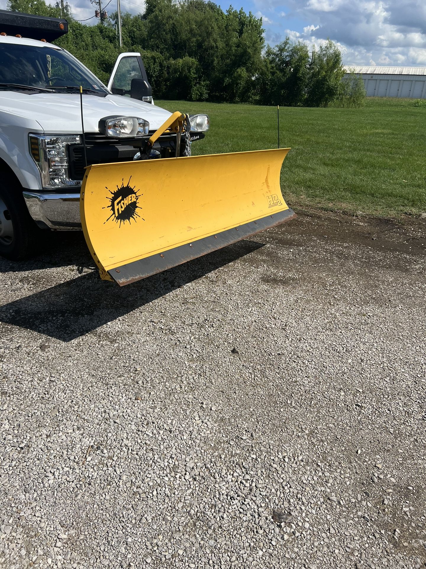 Fisher storm guard HD2 Plow and Gas Spreader