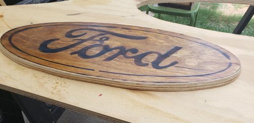 Ford wood sign, personalized, costume