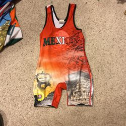Mexico Adult Wrestling Singlet