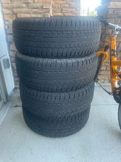 LNeed to go ASAP .  Three  yokohama tires size 17   P265/65R17  asking $35.00  hablo español   They are in good condition.
