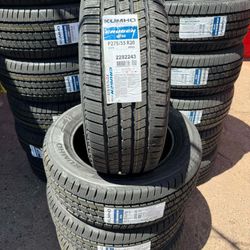 275/55/20 Kumho Crugen HT Brand New Tires 