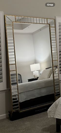 Tahari full length  gold mirror