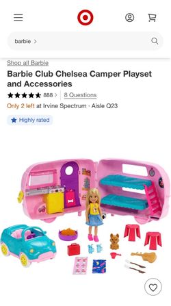 Chelsea Barbie Doll Camper Set