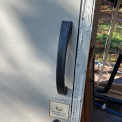 Travel trailer handle