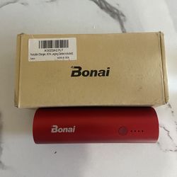 BONAI Portable Charge Power Bank 5000mAh Cylindrical Ultra-Compact External Backup Battery