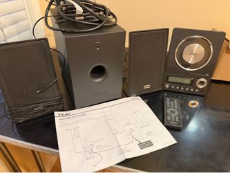 TEAC CD player stereo system.