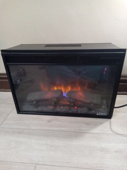 Electric Fireplace Heater Insert- Realistic Flames & Heat 