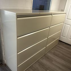 OFFICE/HOME FILE CABINET 4 DRAWERS LATERAL METAL FILE 