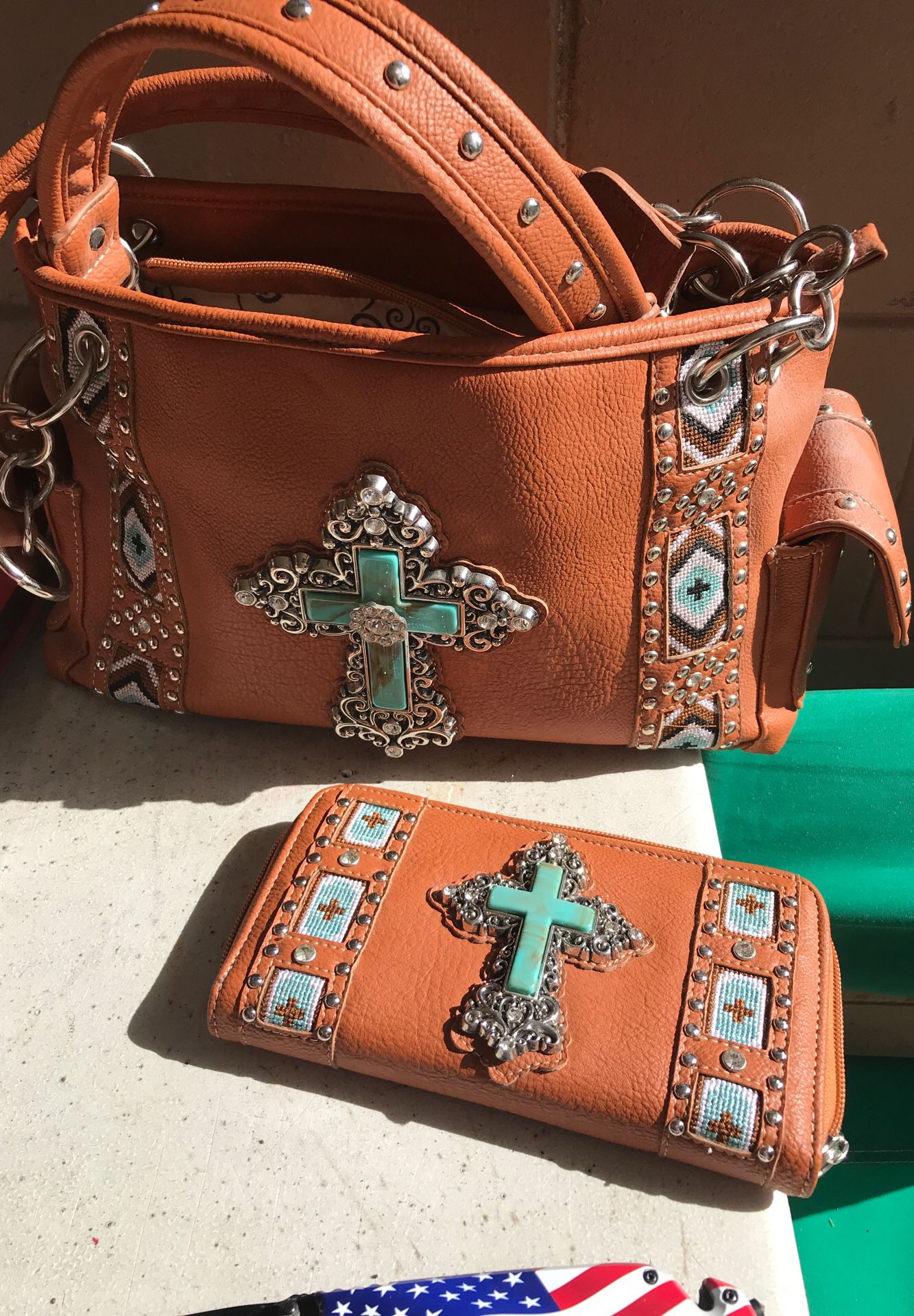 Country Leather purse