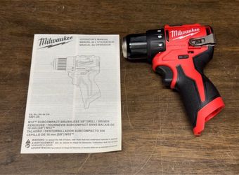 Milwaukee M12 Subcompact Brushless 3/8 in. Drill