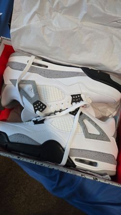 Jordan 4 white cement