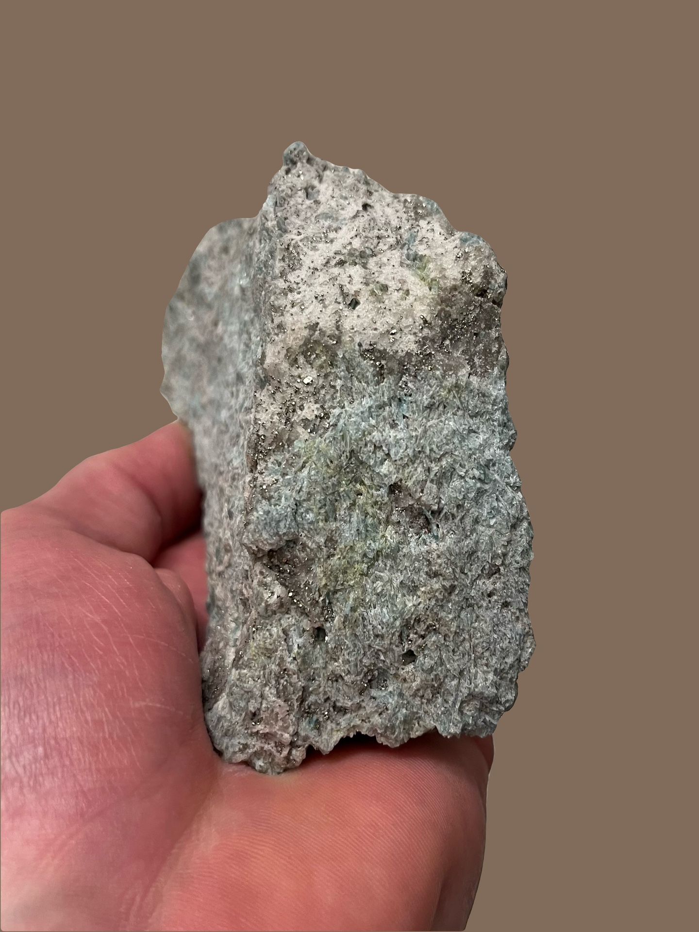 Kyanite And Pyrite Specimen. Graves Mountain. Rocks Minerals Crystals Gemstones
