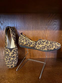 Women's Size 11 Flats - MIA Amore Leopard Knit