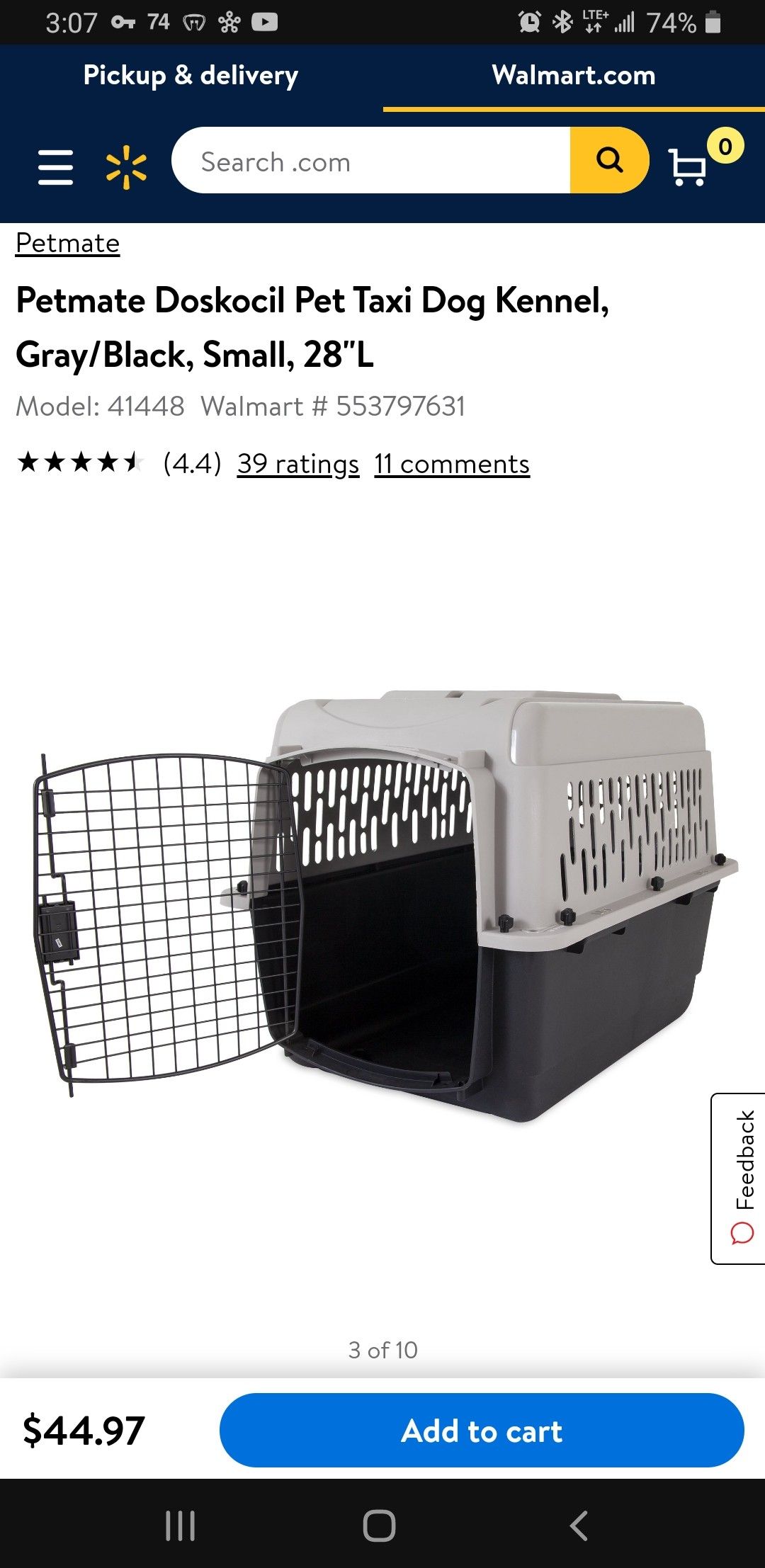 Pet Taxi Dog Kennel