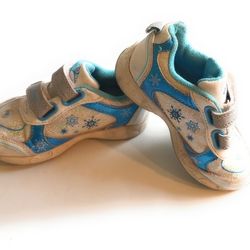 Disney's Frozen Toddler Girls Sneakers White/Teal Size 7