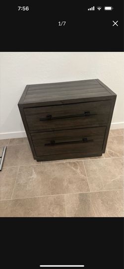 Wood dresser night stand