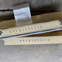 Mercer Towel Bars 24” (2) Chrome Pottery Barn