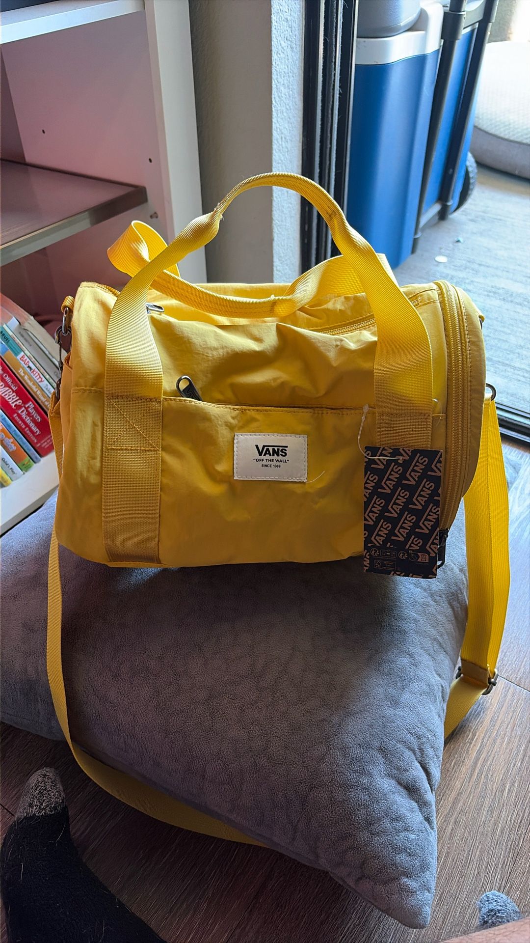Yellow Vans Mini Duffel Bag