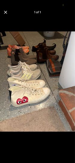 Cdg converse off white size 13