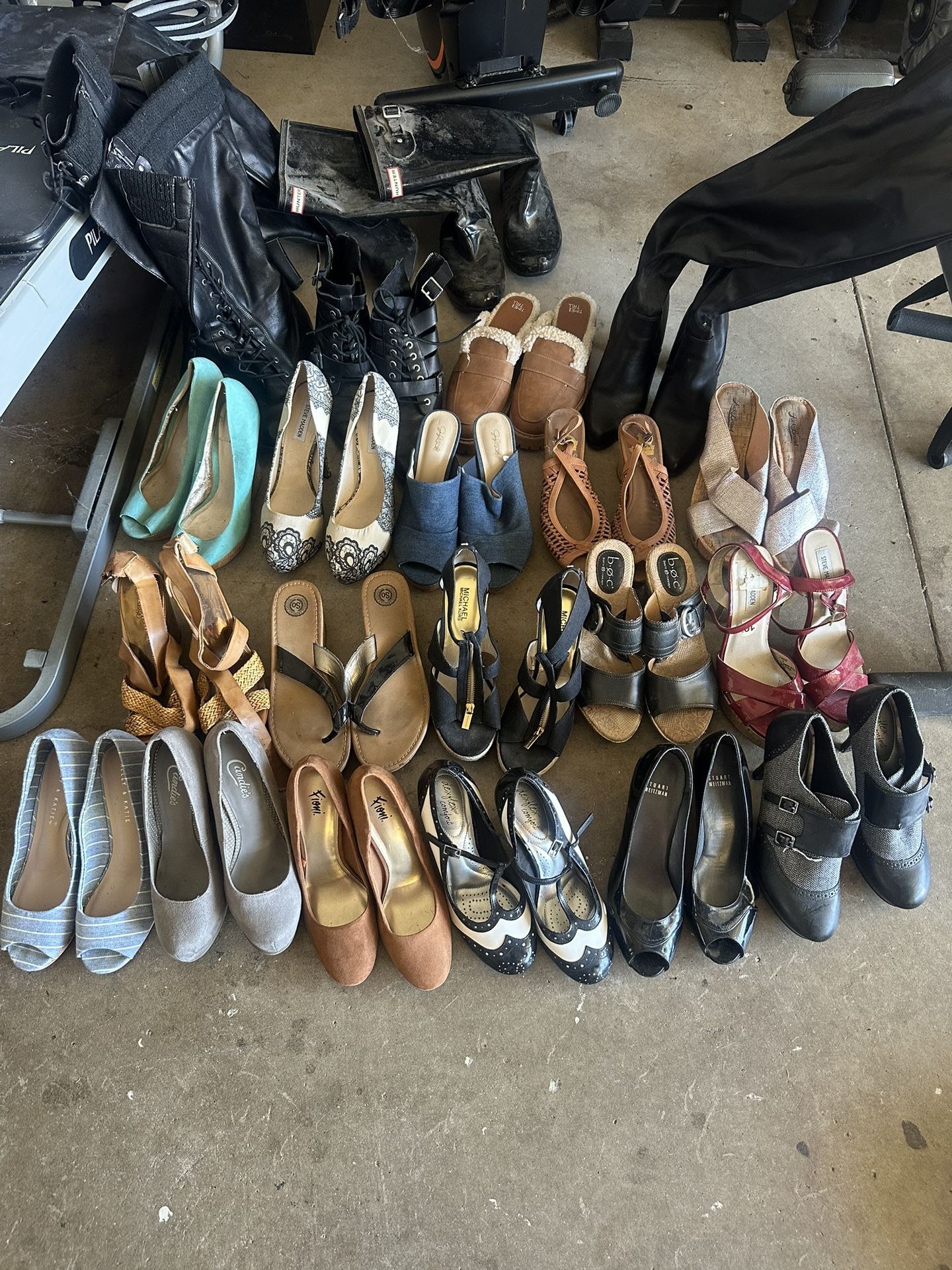 Boots Heels Wedges Sandals Shoes Size 9 To 9 1/2