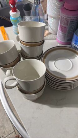 Tea cup with plate
