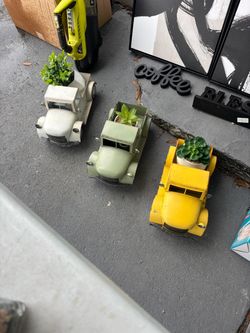Car home decor set of 3