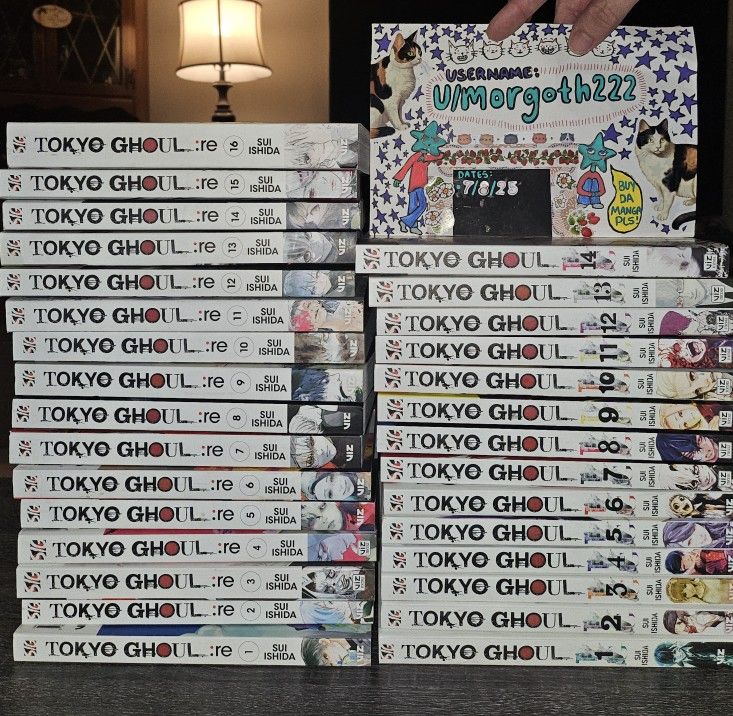 Tokyo Ghoul And Tokyo Ghoul Re Full Manga Set