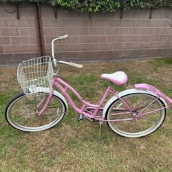 Schwinn Pink Women’s Beach Cruiser Bike