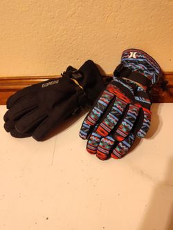 Ski gloves blk med ... color one large/extra large. Sizes