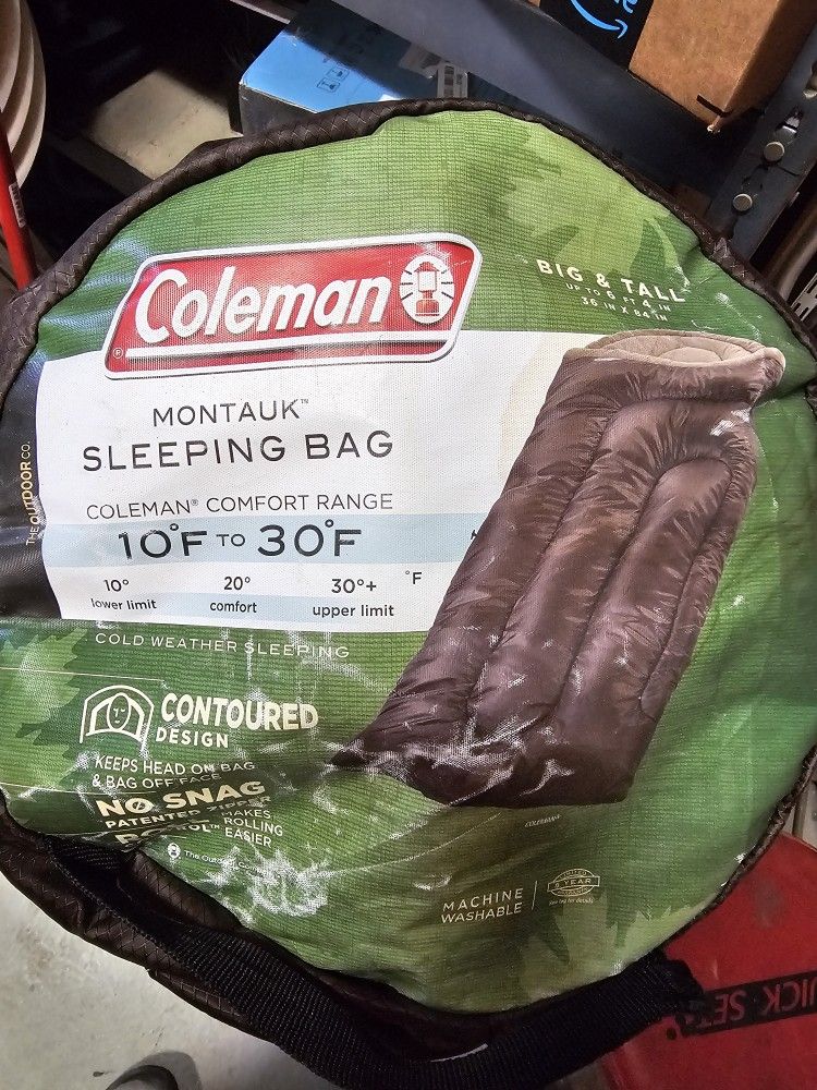 Coleman Montauk Big & Tall Sleeping Bags