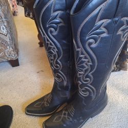 91/2 Cowgirl Boots Kneehigh 👢 