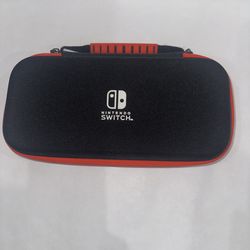 Black and Red Nintendo Switch  travel/carry case