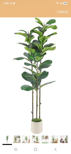NEW 5ft Artificial Fiddle Leaf Fig Tree