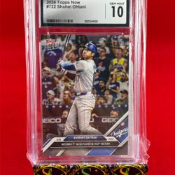 2024 TOPPS NOW #722 SHOEI OHTANI CGC 10 GEM MINT
