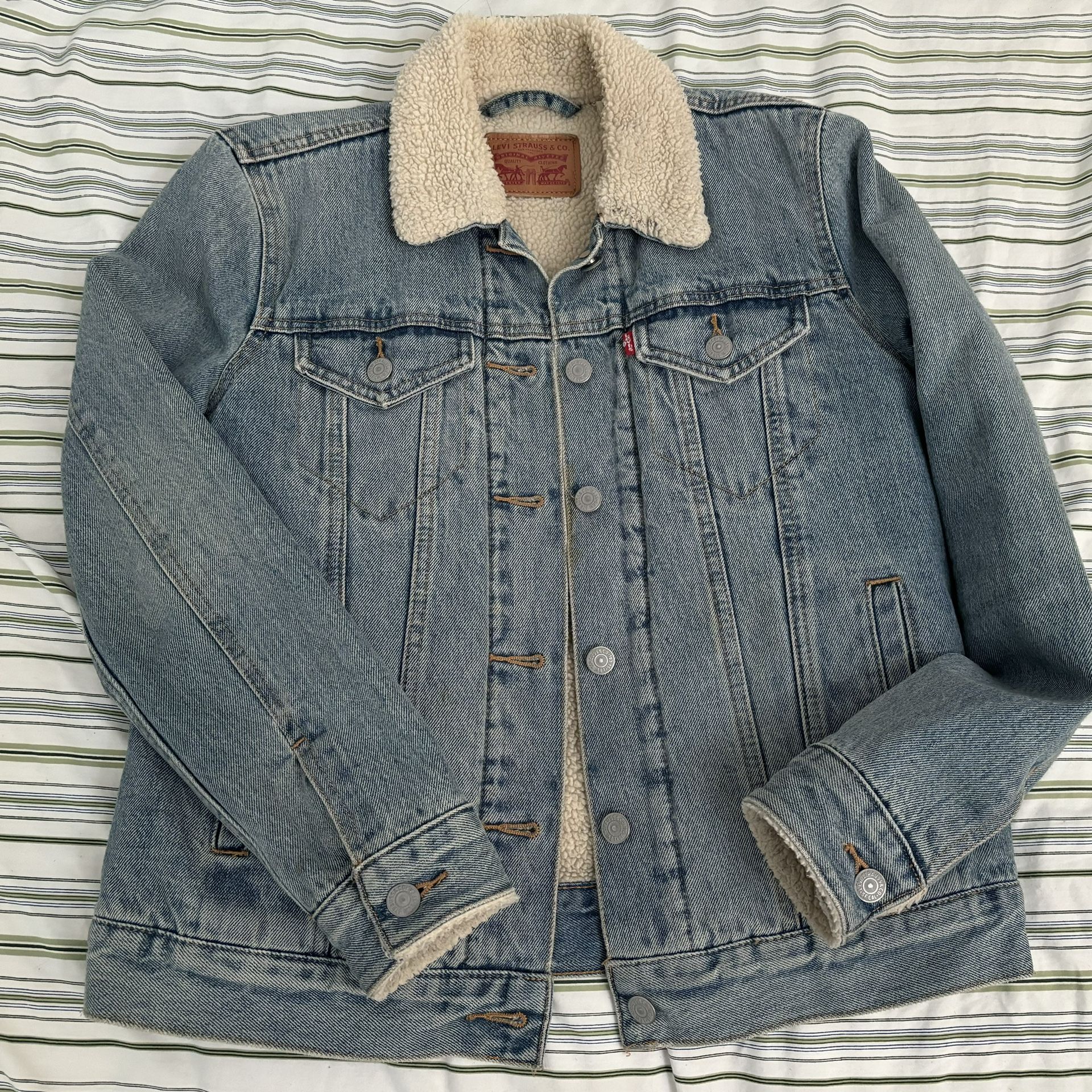 Levi’s Denim Sherpa Jacket (Women’s S)
