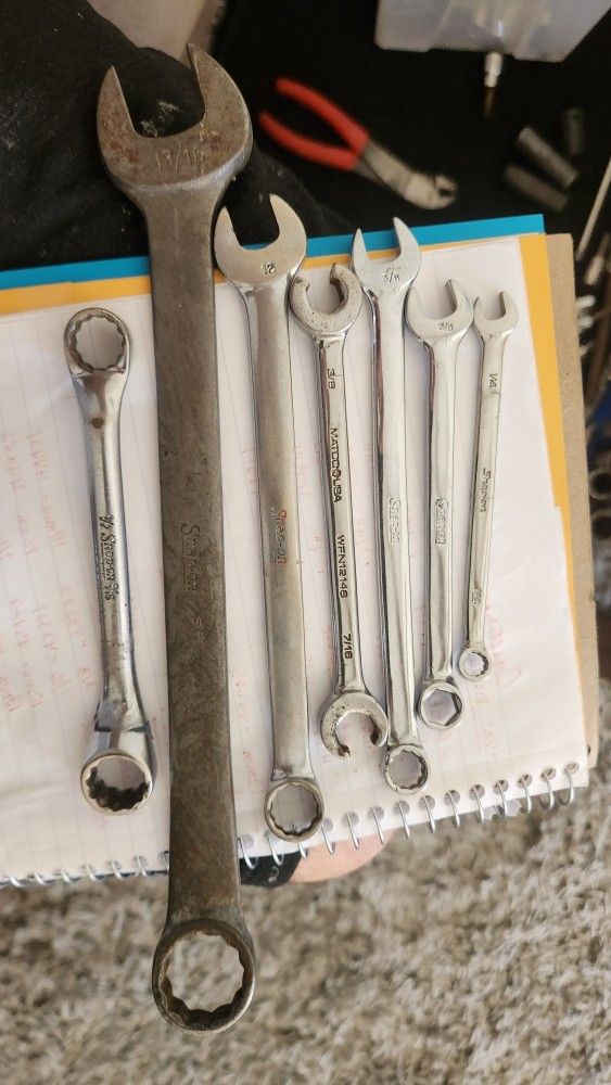 Snap On And Matco Wrenches