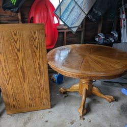 Wood Table W/ Leaf