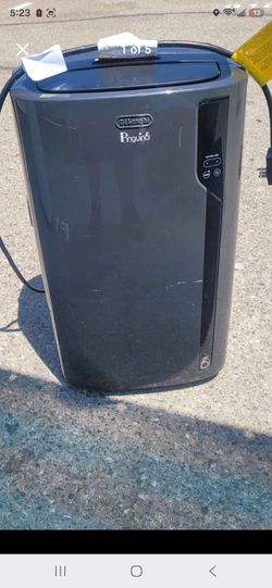 DeLonghi Pinguino Portable Air Conditioner NO Accessories NO control Used Black Price Firm Corona92879